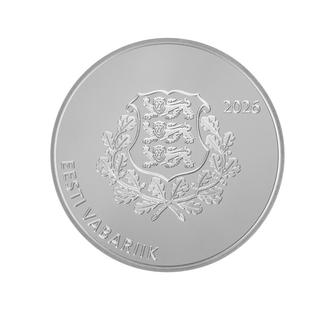 Estonie 15 euros pièce d'argent BE 2026 - Georg Lurich