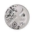 Estonie 15 euros pièce d'argent BE 2026 - XXV Jeux olympiques d'hiver de Cortina, Milan