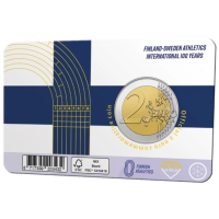 Finlandia 2 euros BU 2025 - 100 ans des Internationaux d'athlétisme Finlande-Suède - Fin/Swed Finlandia 2 euros BU 2025 - 100 ans des Internationaux d'athlétisme Finlande-Suède - Fin/Swed