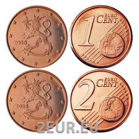 Finlandia 1,2 Cent UNC 2005