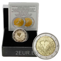 Finlande 2 euros proof 2008 - 60 ans de promulgation des droits de l'homme  