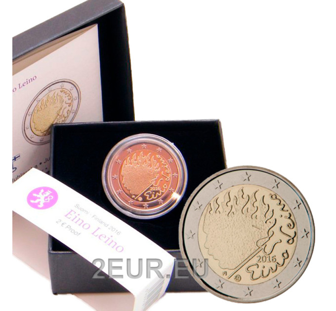 Finlande 2 euros proof 2016 - 90e anniversaire de la mort d'Eino Leino  