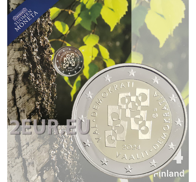 Finlandia 2 euros Proof 2024 - Élections et démocratie