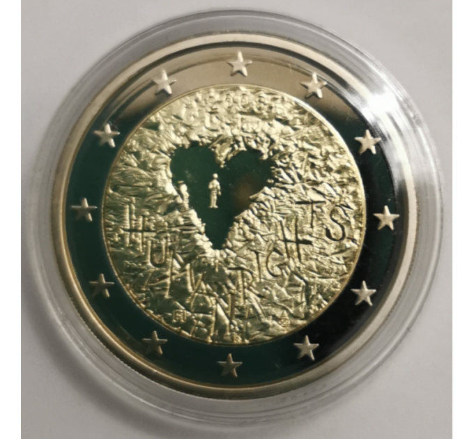 Finlande 2 euros proof 2008 - 60 ans de promulgation des droits de l'homme  
