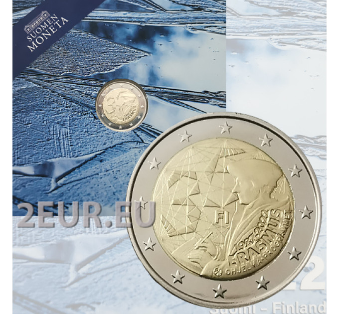 Finlande 2 euros proof 2022 - 35e anniversaire du programme Erasmus  