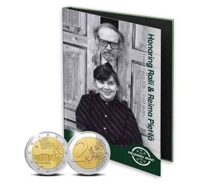 Finlandia 2 euros Proof 2026 - Raili et Reima Pietilä