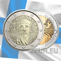Finlande 2 euros UNC 2013 - 125e anniversaire de la naissance de Frans Eemil Sillanpää