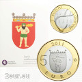 Finlande 5 euros proof 2011 - Provinces historiques - Laponie 