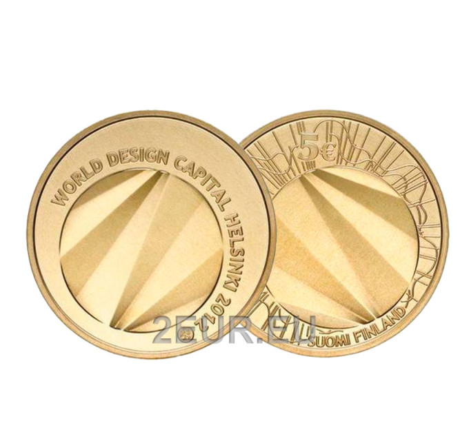 Finlande 5 euros UNC 2012 - Capitale mondiale du design Helsinki