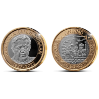 Finlande 5 euros proof 2024 - Présidents de Finlande – Martti Ahtisaari Finlande 5 euros proof 2024 - Présidents de Finlande – Martti Ahtisaari