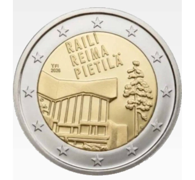 Finlandia 2 euros UNC 2026 - Raili et Reima Pietilä