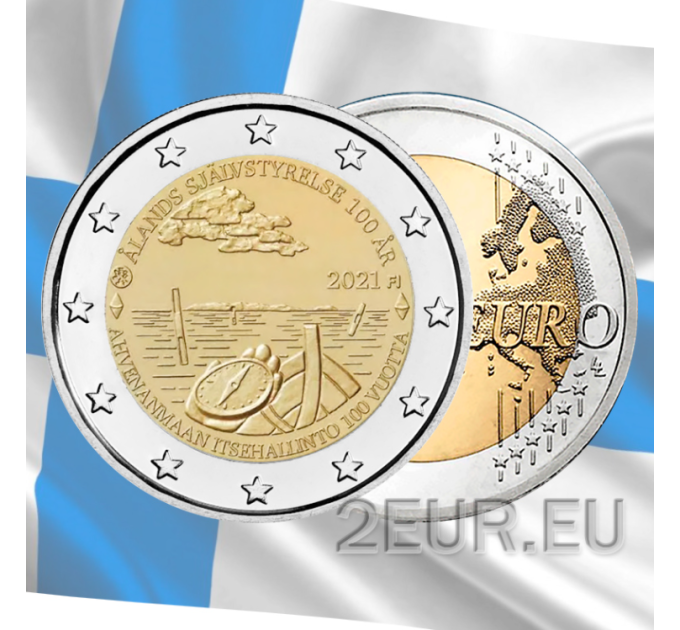 Finlande 2 euros UNC 2021-2 - Autonomie d'Åland 100 ans