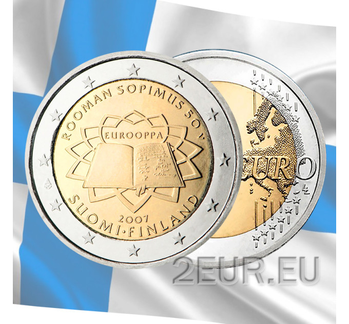 Finlande 2 euros UNC 2007 - 50 Ans Traité de Rome