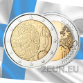 Finlande 2 euros UNC 2010 - 150 ans Monnaie finlandaise - Markka