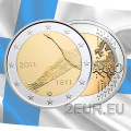 Finlande 2 euros UNC 2011 - 200 Ans Banque Nationale