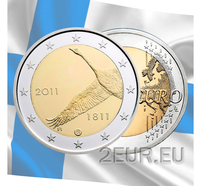 Finlande 2 euros UNC 2011 - 200 Ans Banque Nationale