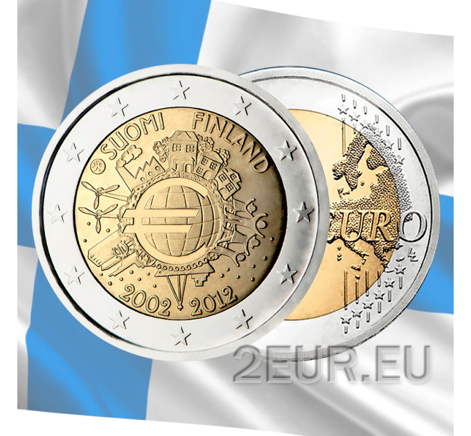 Finlande 2 euros UNC 2012 - 10 Years of Euro Cash