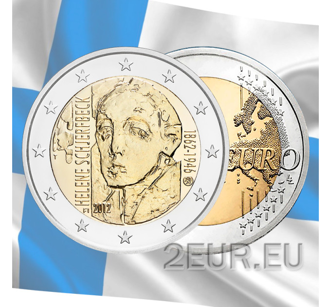 Finlande 2 euros UNC 2012 - 150e anniversaire de la naissance d'Helene Schjerfbeck