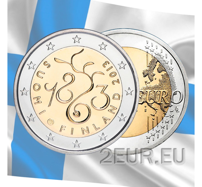 Finlande 2 euros UNC 2013 - 150e anniversaire du Parlement de 1863