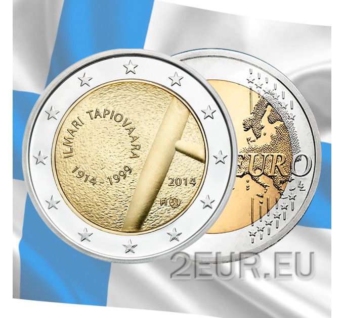 Finlande 2 euros UNC 2014 - 100e anniversaire de la naissance du designer et architecte d'intérieur Ilmari Tapiovaara