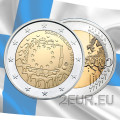 Finlande 2 euros UNC 2015 - 30e anniversaire du drapeau de l'UE