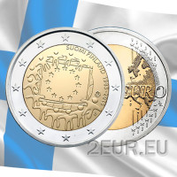 Finlande 2 euros UNC 2015 - 30e anniversaire du drapeau de l'UE
