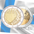 Finlande 2 euros UNC 2016 - 90e anniversaire de la mort d'Eino Leino