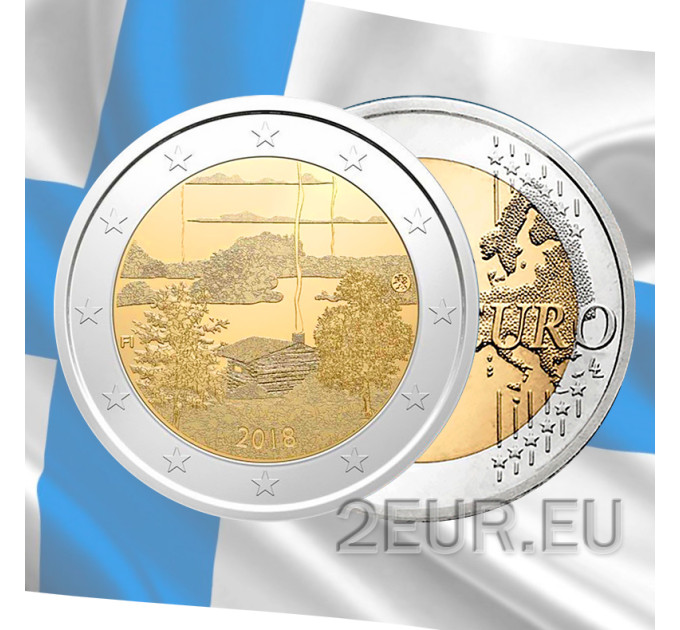 Finlande 2 euros UNC 2018/2 - Culture finlandaise du sauna