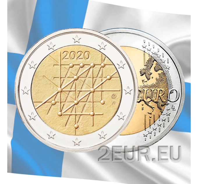 Finlande 2 euros UNC 2020 - 100 Ans Université de Turku