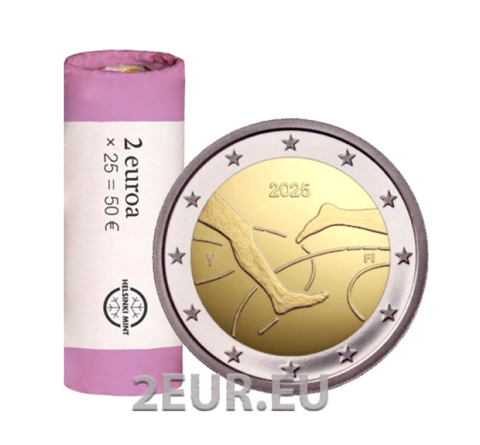 Finlande 2 EURO ROLL 2025 - 100 ans des Internationaux d'athlétisme Finlande-Suède