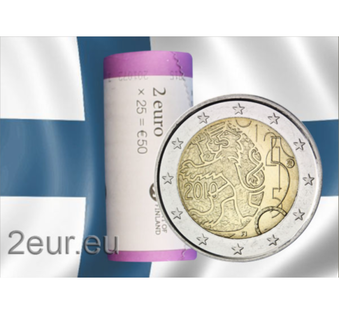 Finlande 2 EURO ROLL 2010 - 150 ans de monnaie finlandaise - Markka