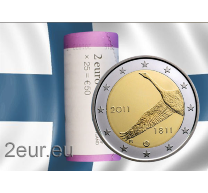 Finlande 2 EURO ROLL 2011 - 200 ans Banque Nationale