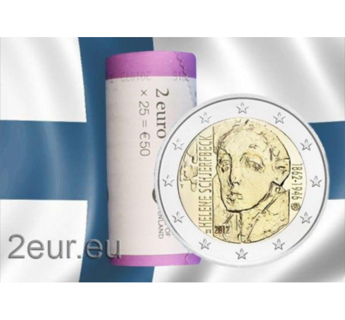 Finlande 2 EURO ROLL 2012 - 150e anniversaire de la naissance d'Hélène Schjerfbeck