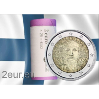 Finlande 2 EURO ROLL 2013 - 125e anniversaire de la naissance de Frans Eemil Sillanpää