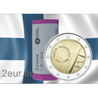 Finlande 2 EURO ROLL 2014 - 100e anniversaire de la naissance du designer et architecte d'intérieur Ilmari Tapiovaara Finlande 2 EURO ROLL 2014 - 100e anniversaire de la naissance du designer et architecte d'intérieur Ilmari Tapiovaara