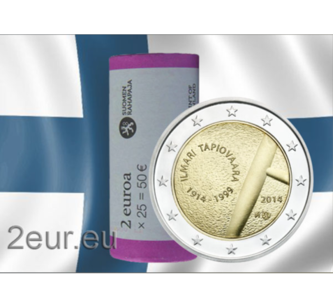 Finlande 2 EURO ROLL 2014 - 100e anniversaire de la naissance du designer et architecte d'intérieur Ilmari Tapiovaara