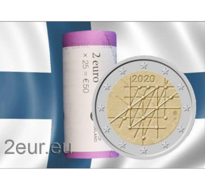 Finlande 2 EURO ROLL 2020 - 100 ans de l'Université de Turku
