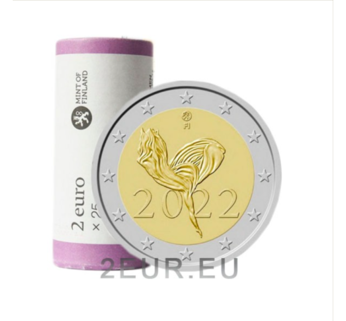 Finlande 2 EURO ROLL 2022 - 100 ans du Ballet national finlandais