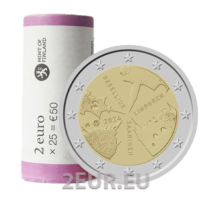 Finlande 2 EURO ROLL 2024 - Architecture finlandaise