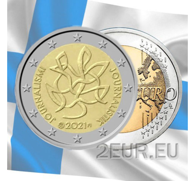 Finlande 2 euros UNC 2021 - Journalisme