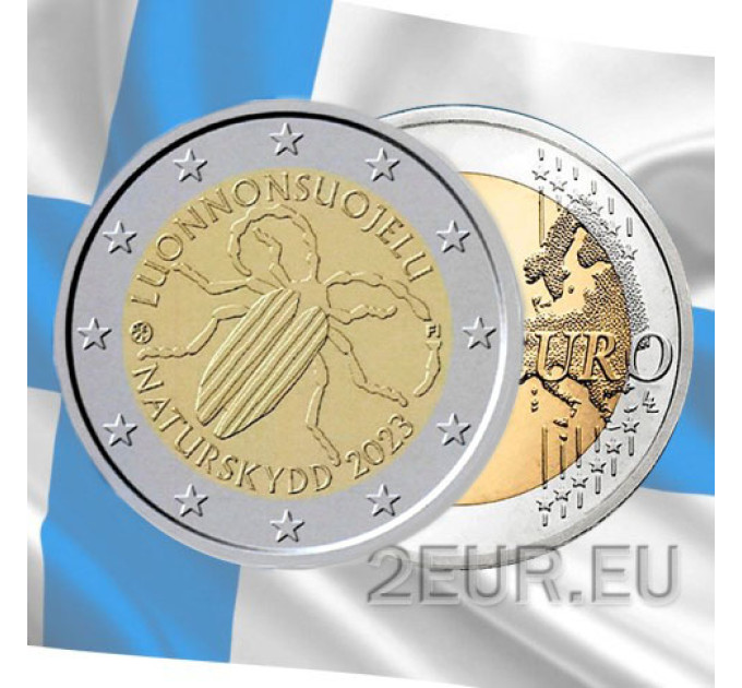 Finlandia 2 euros UNC 2023 - Finlandia della Nature Conservation Act