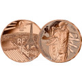  France 1/4 euro UNC 2023 - Jeux Olympiques Paris 2024 - Le golf