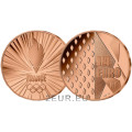  France 1/4 euro UNC 2021 - Jeux Olympiques et Paralympiques Paris 2024 - Equipe de France
