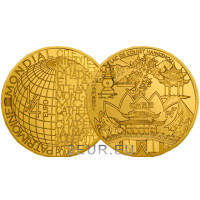  France 1/4 euro UNC 2022 - Lac de l'Ouest UNESCO