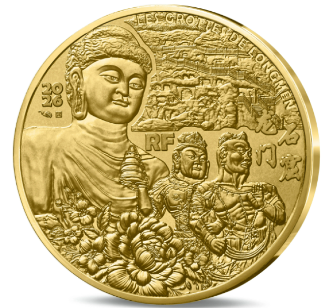  France 1/4 euro UNC 2026 - GROTTES DE LONGMEN