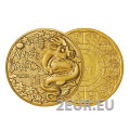  France 1/4 euro UNC 2024 - Calendrier chinois - L'année du Dragon