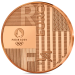  France 1/4 euro UNC 2024 - Jeux Olympiques de Paris 1924 - Handover Paris-Los Angeles