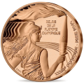  France 1/4 euro UNC 2024 - Jeux Olympiques Paris 2024 - Relais de la flamme olympique