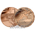  France 1/4 euro UNC 2024 - Jeux Olympiques Paris 2024 - Athlétisme Paralympique