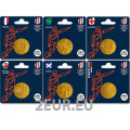  France 1/4 euro UNC 2023 - Coupe du Monde de Rugby France 2023